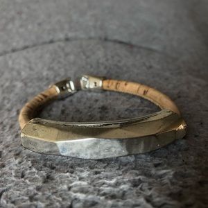 Silver Cork Bracelet